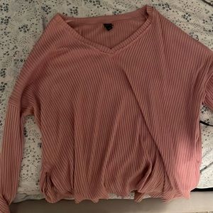 super soft pink wild fable long sleeve shirt